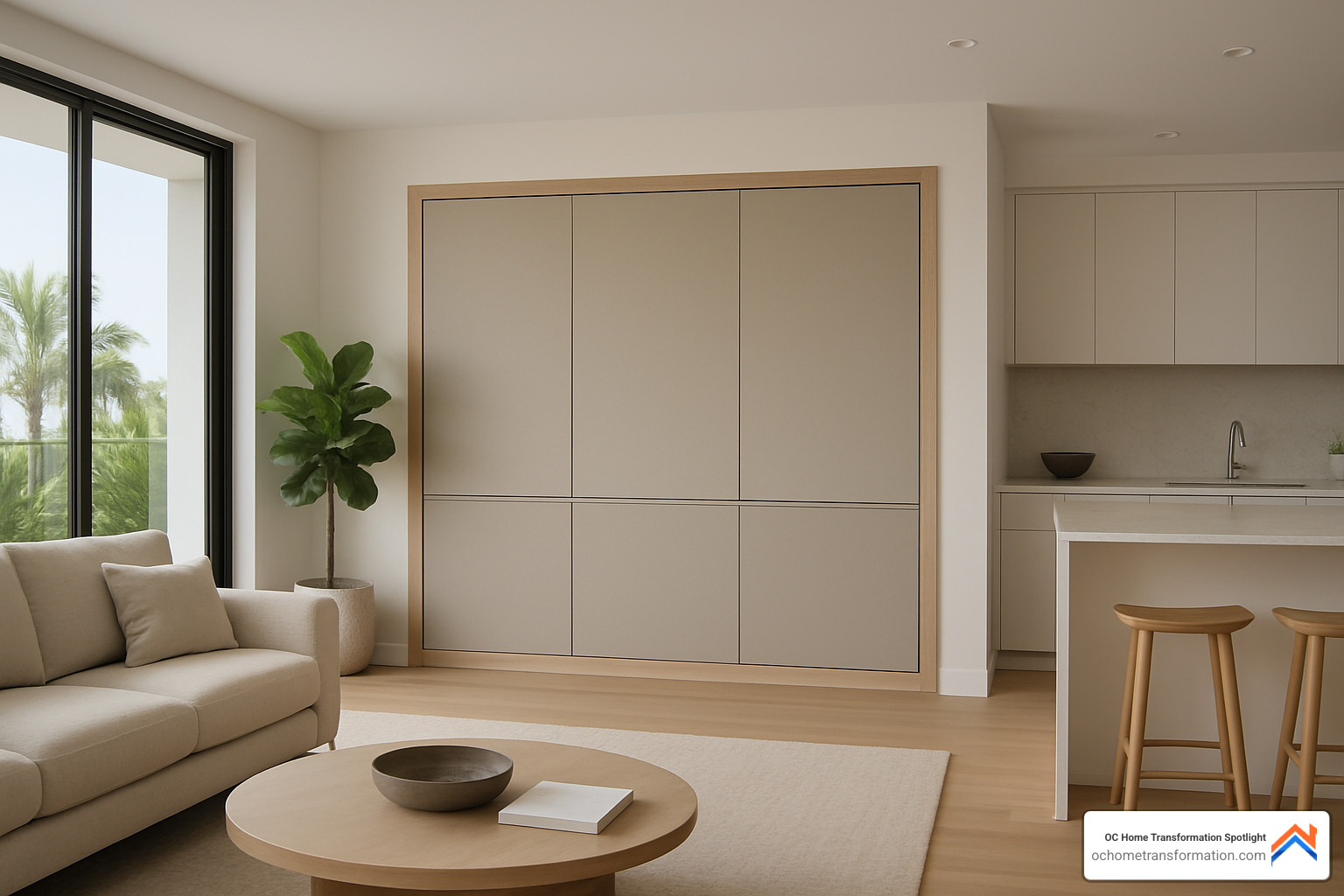 hidden tech cabinet - home renovation trends