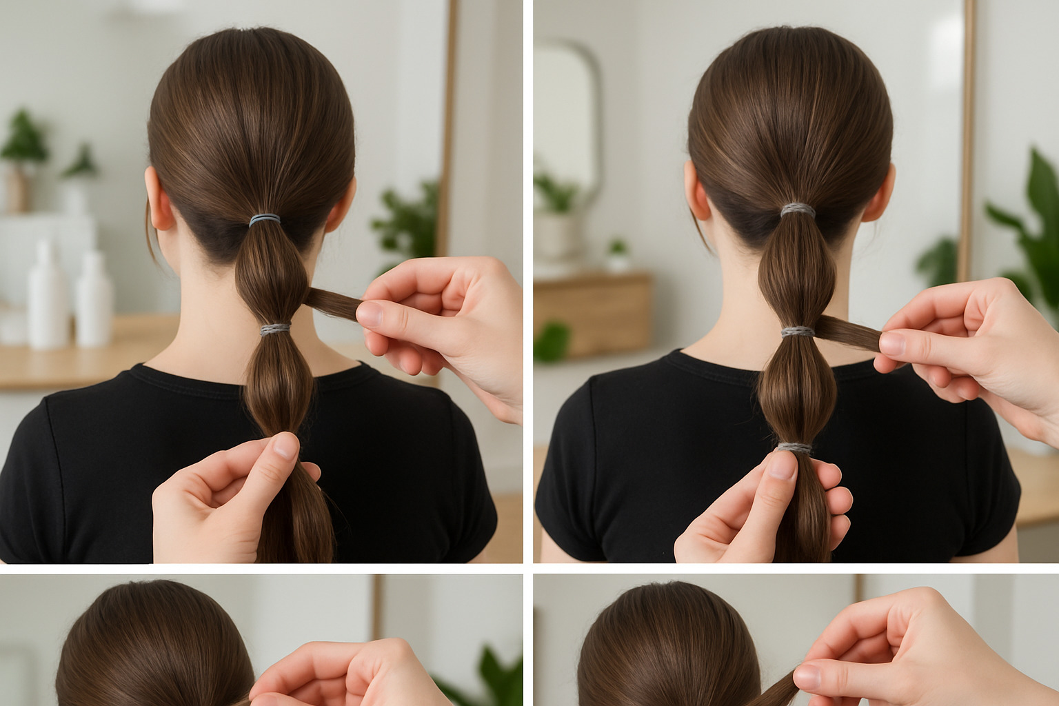 bubble braids tutorial steps - bubble braids