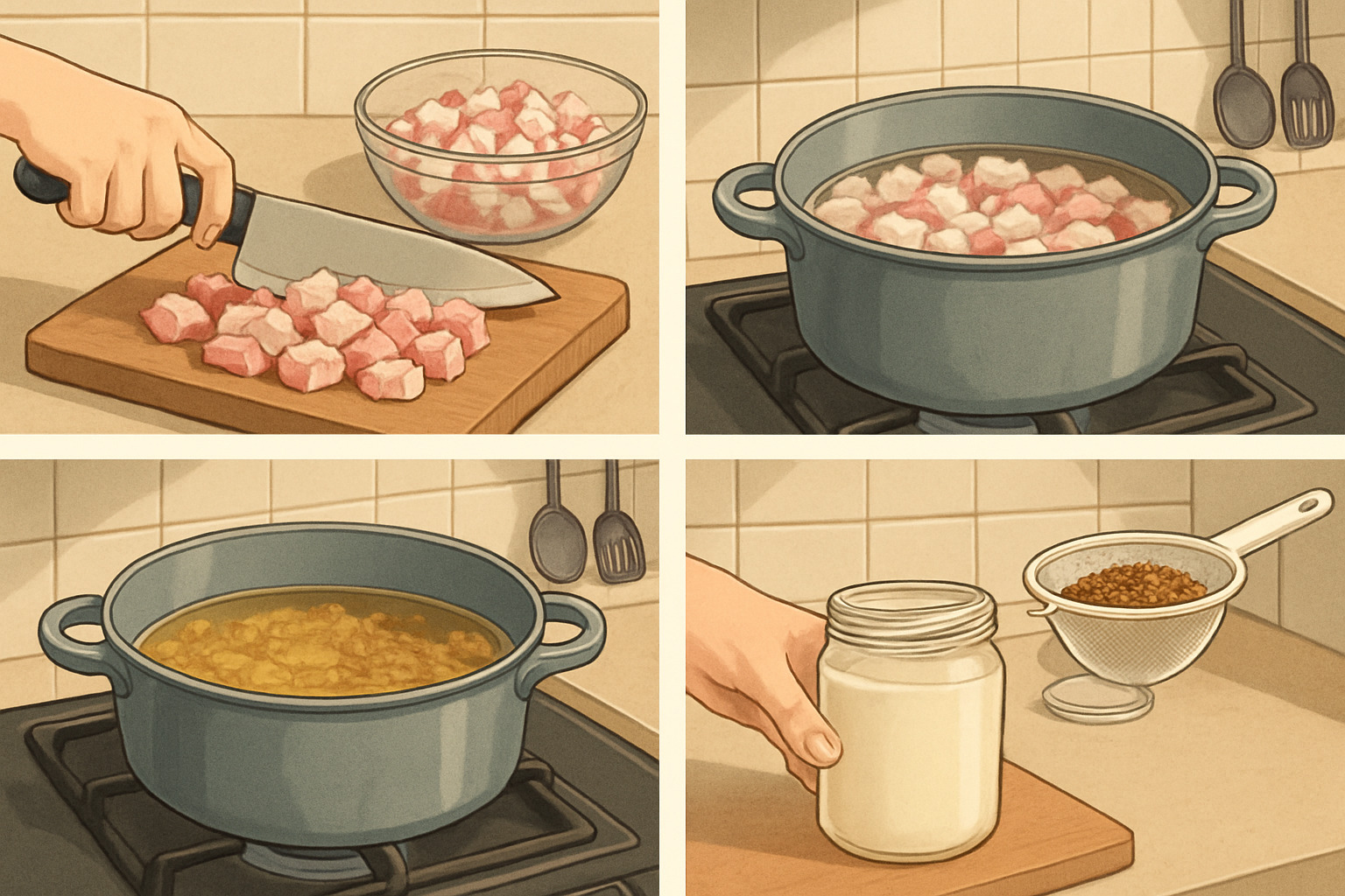rendering process of beef tallow - beef tallow for skin