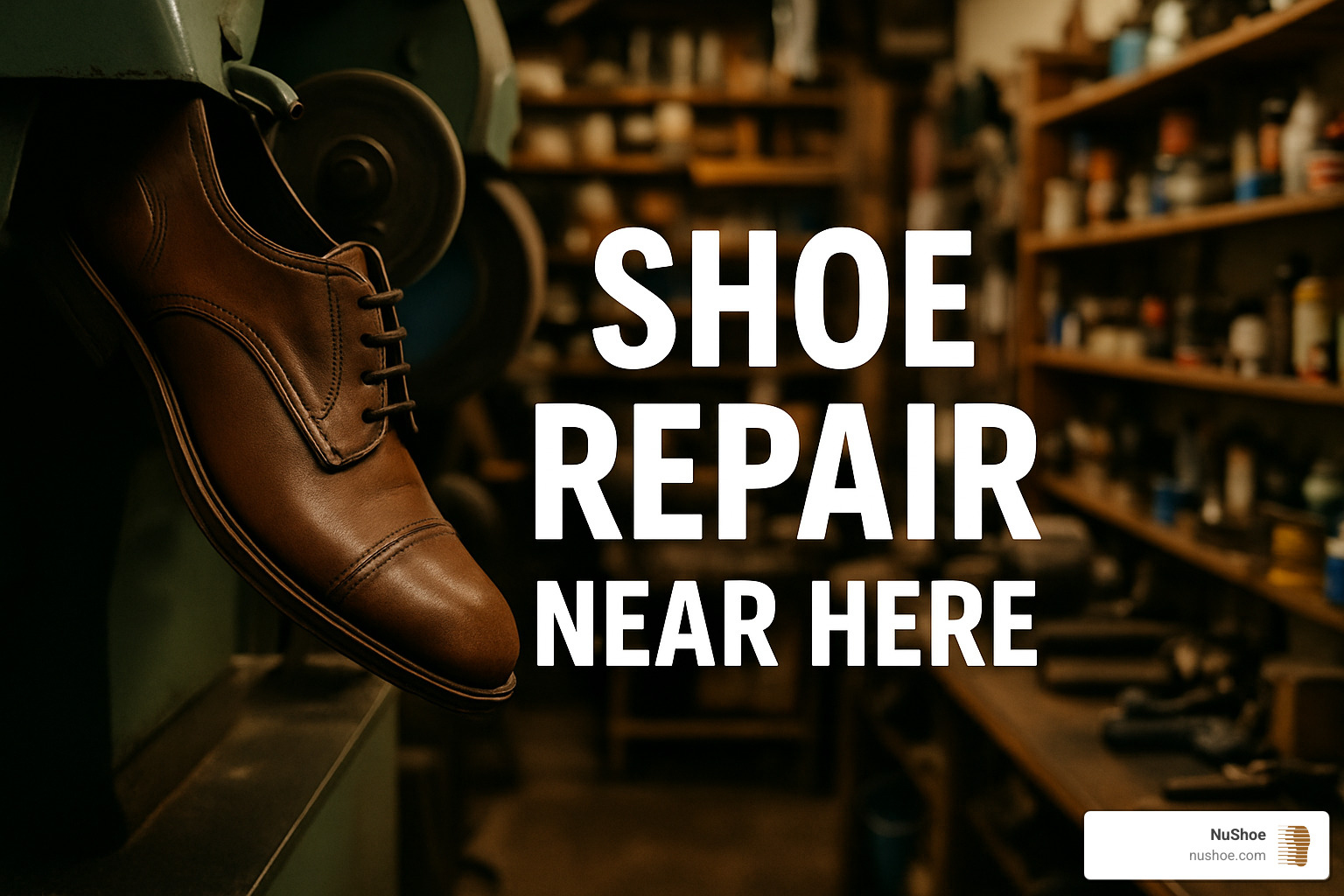 sneakers in shipping box with prepaid FedEx label - shoe repair near here