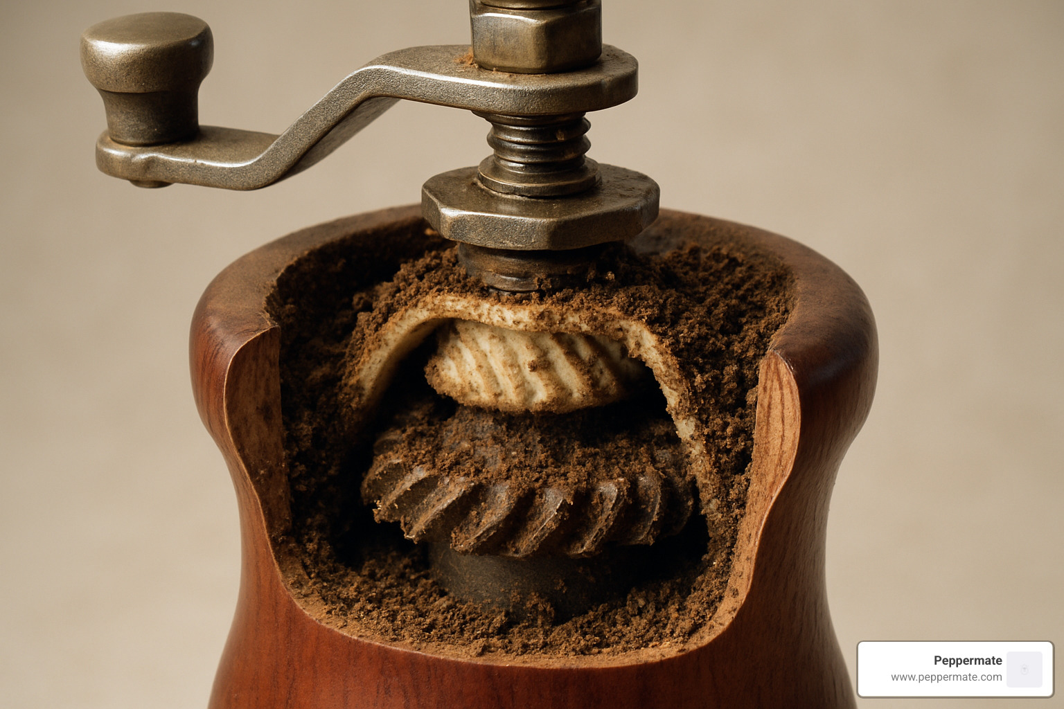 clogged pepper grinder mechanism - how to grind white peppercorn