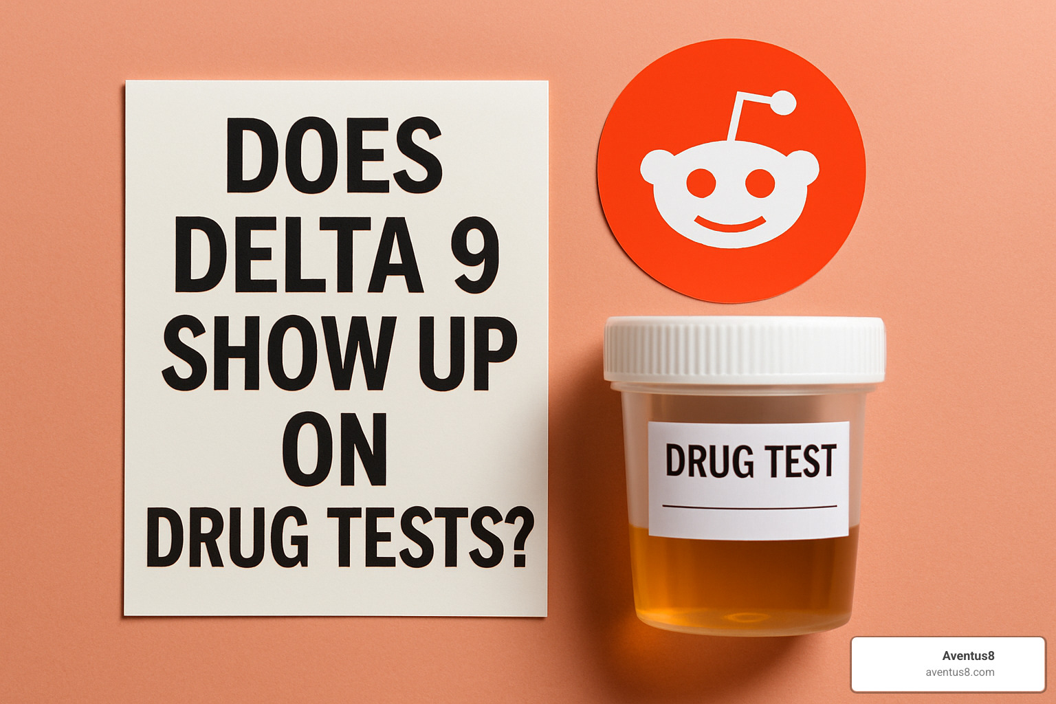 Person researching drug test information on computer with various detox products on desk - does delta 9 show up on drug tests reddit