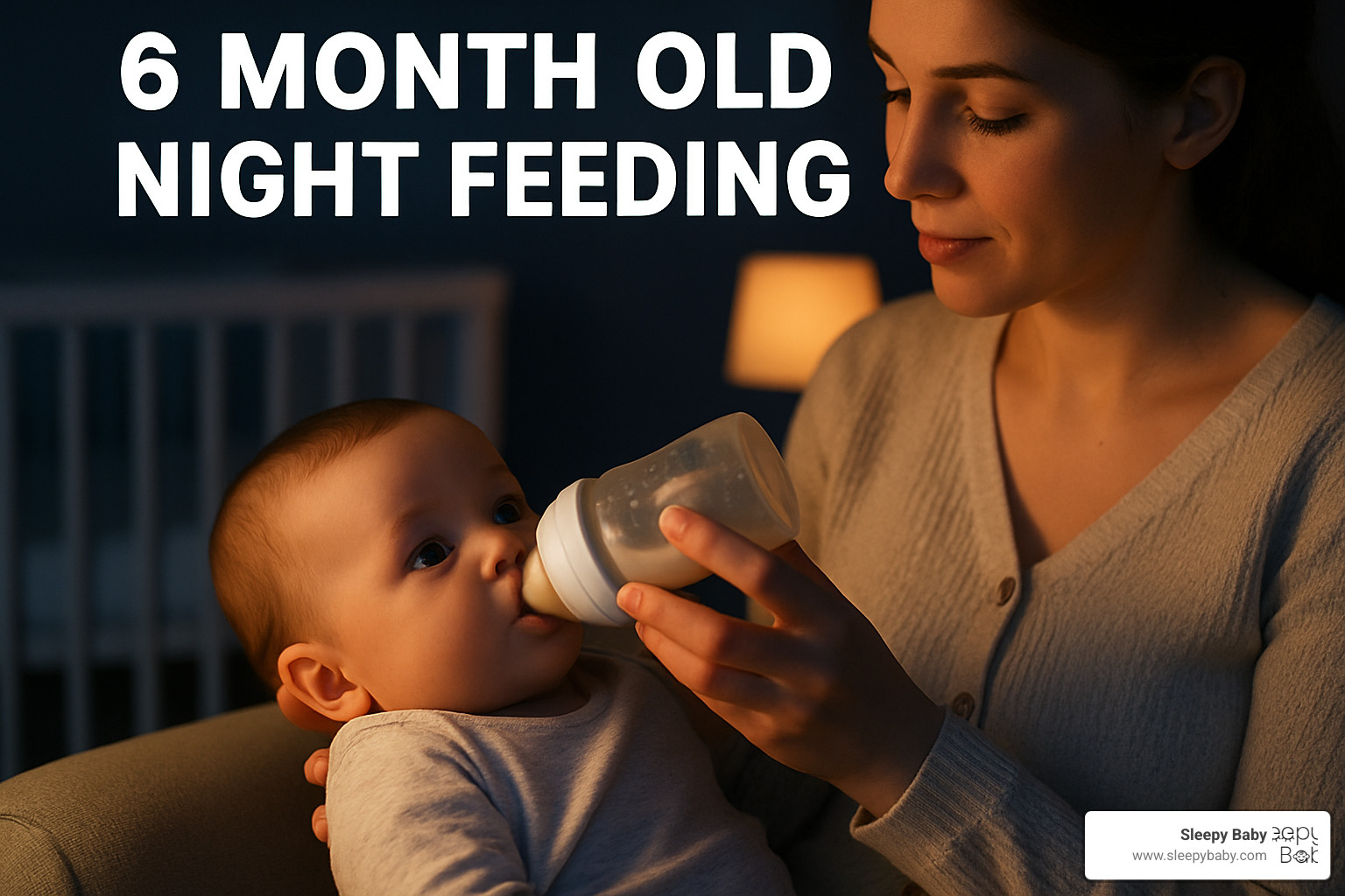 Gradual bottle volume reduction demonstration - 6 month old night feeding