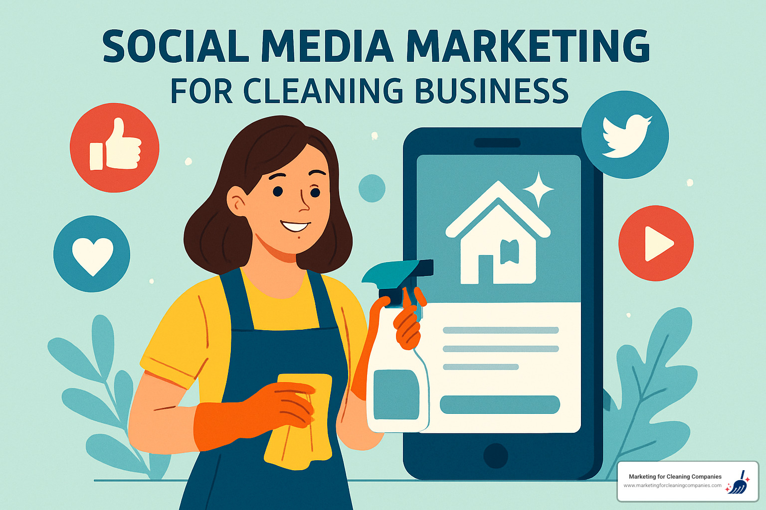 social media analytics dashboard showing engagement metrics and lead generation data - social media marketing for cleaning business