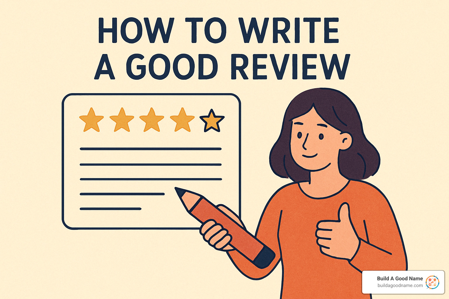 template gallery - how to write a good review