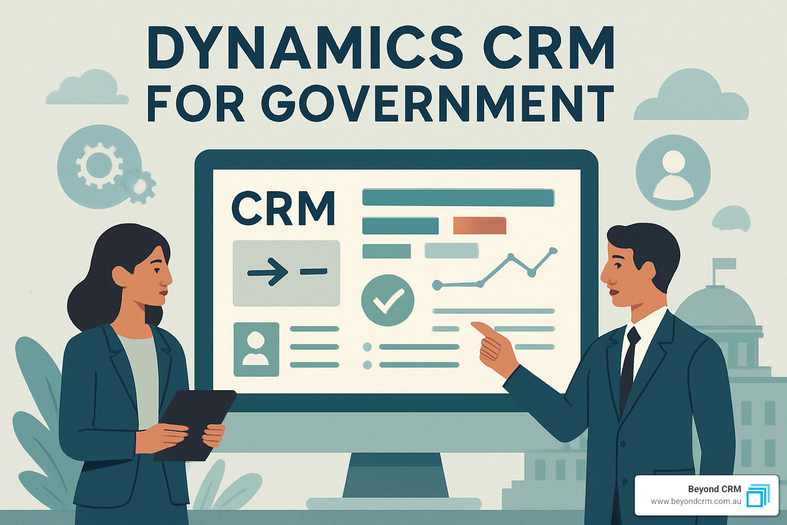 Hands-on training session with government staff learning CRM workflows and citizen service processes - Dynamics CRM for government