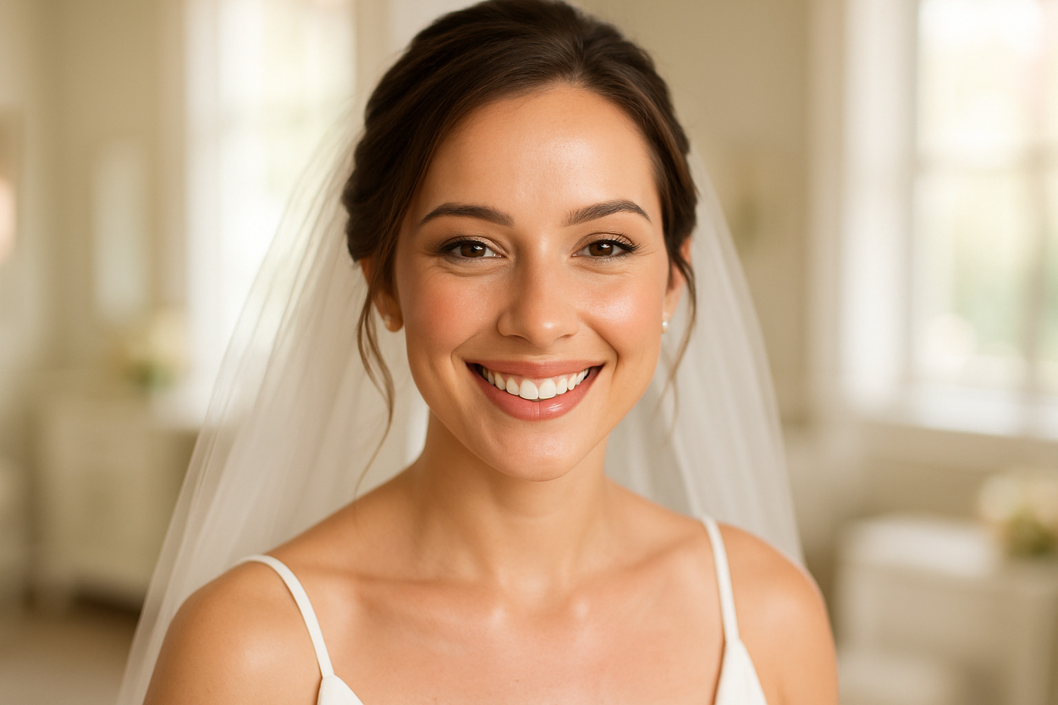 Glowing skin close-up - Beauty tips for brides