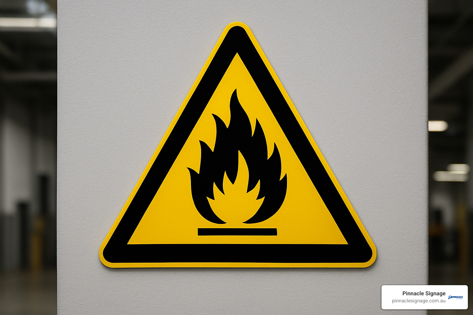 standard fire hazard triangle - fire hazard sign standard fire hazard triangle - fire hazard sign