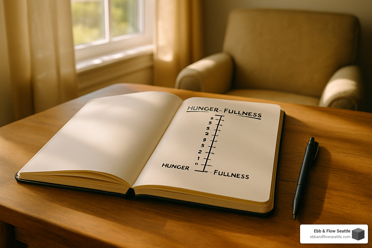 journal and hunger-fullness scale - eating disorder intuitive therapy