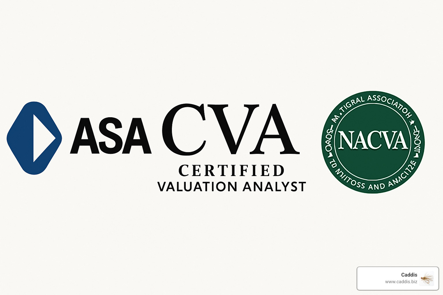 credential logos - business valuation companies near me