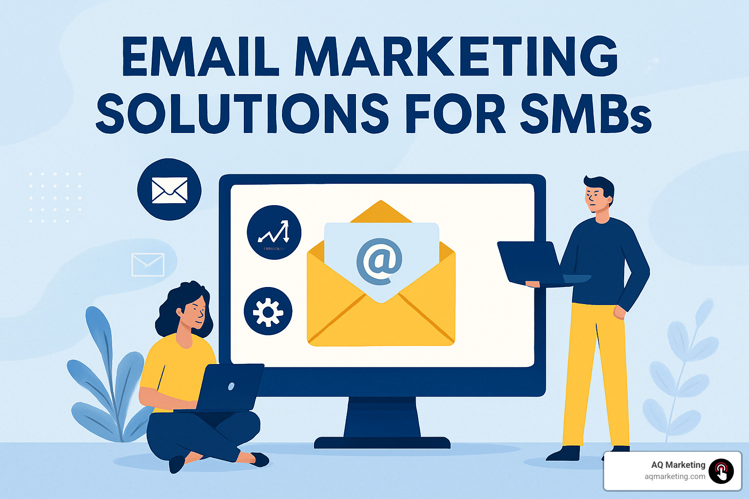 Email marketing campaign performance dashboard showing open rates, click-through rates, and conversion metrics with mobile optimization indicators - Email Marketing Solutions for SMBs