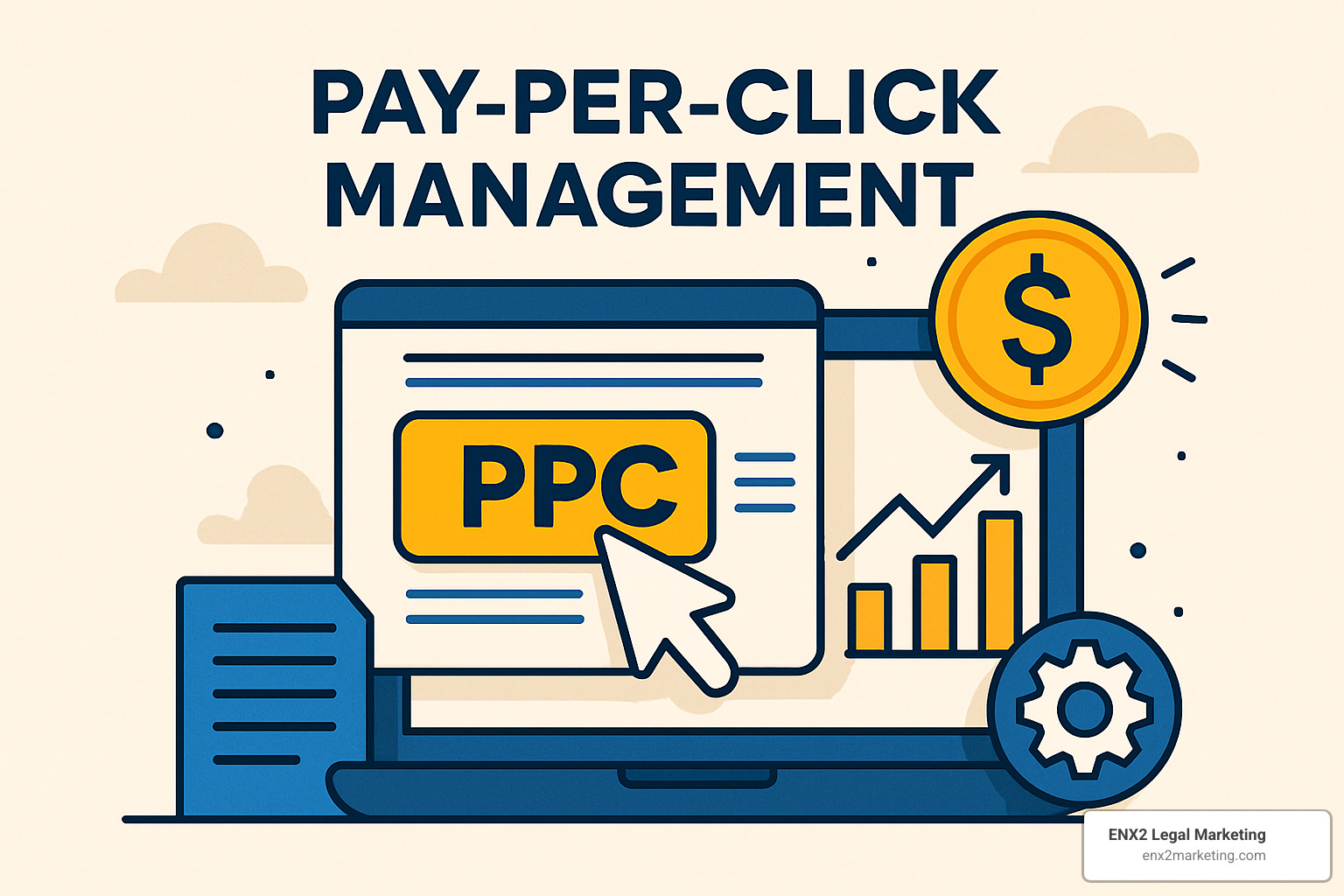 Multi-channel ad examples showing search, display, social, and video advertisements - pay-per-click management