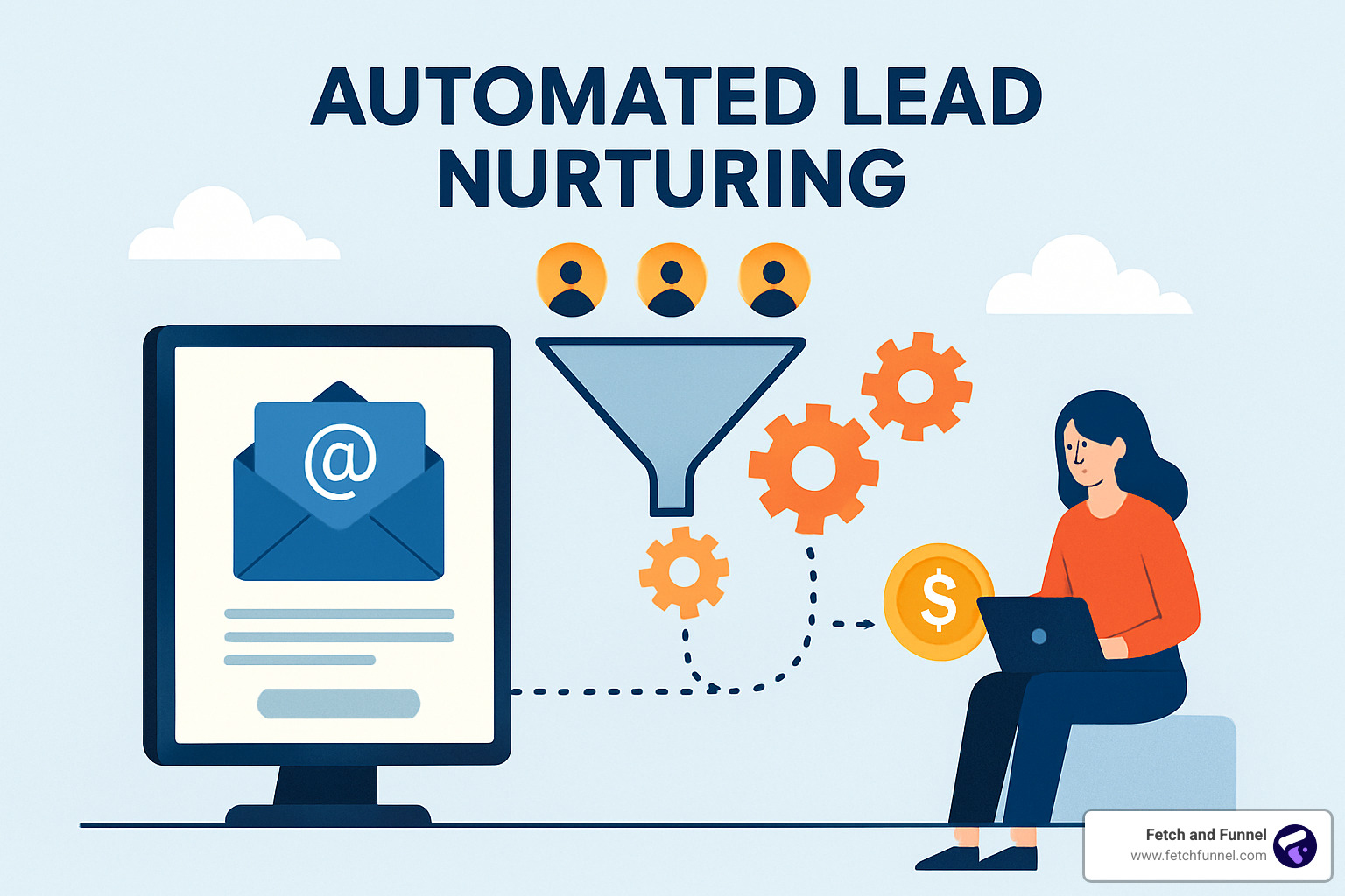 AI dashboard showing predictive lead scoring and automated optimization - automated lead nurturing
