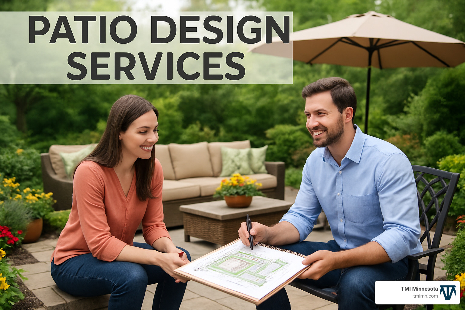 step-by-step patio design process from initial consultation through final installation - patio design services