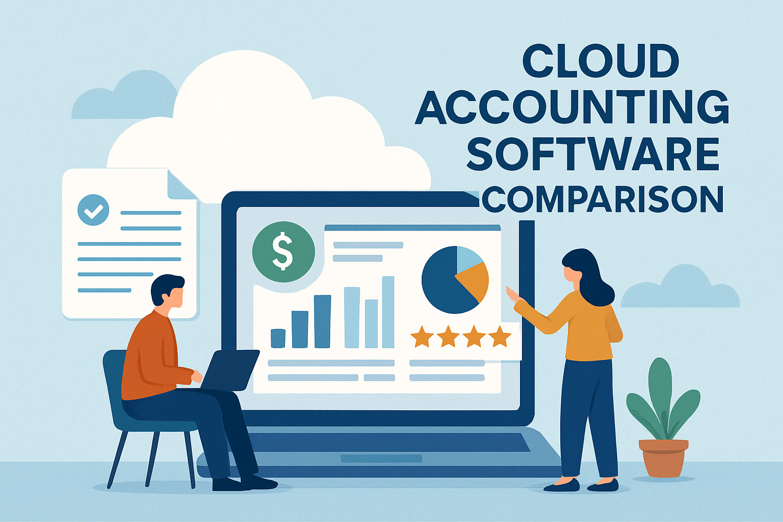 data import wizard showing CSV files being uploaded to cloud accounting system - cloud accounting software comparison