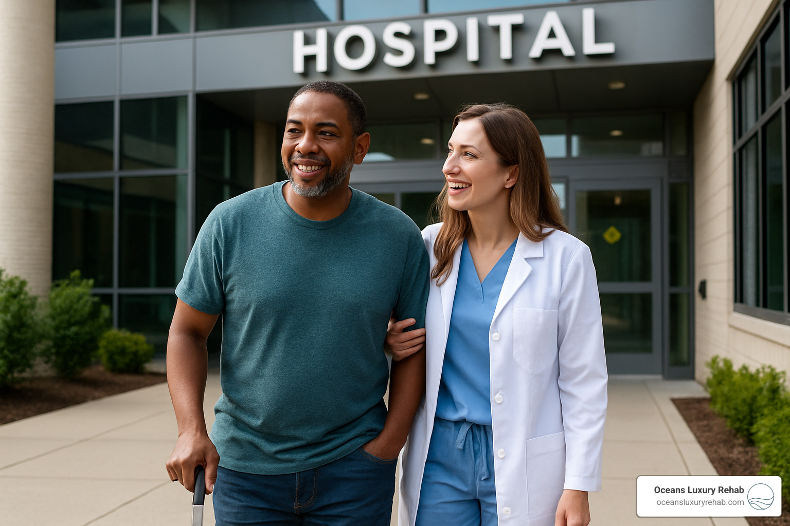patient transitioning from hospital to outpatient care - hospitalization for mental health
