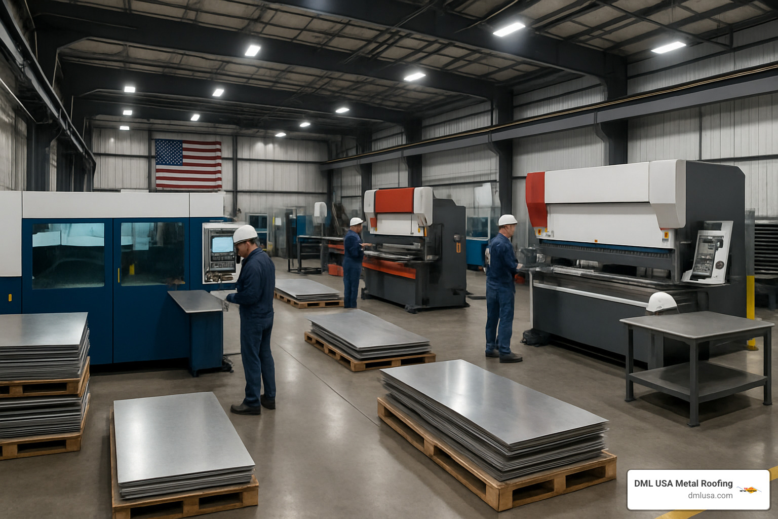 sheet metal cutting and forming equipment in industrial setting - sheet metal