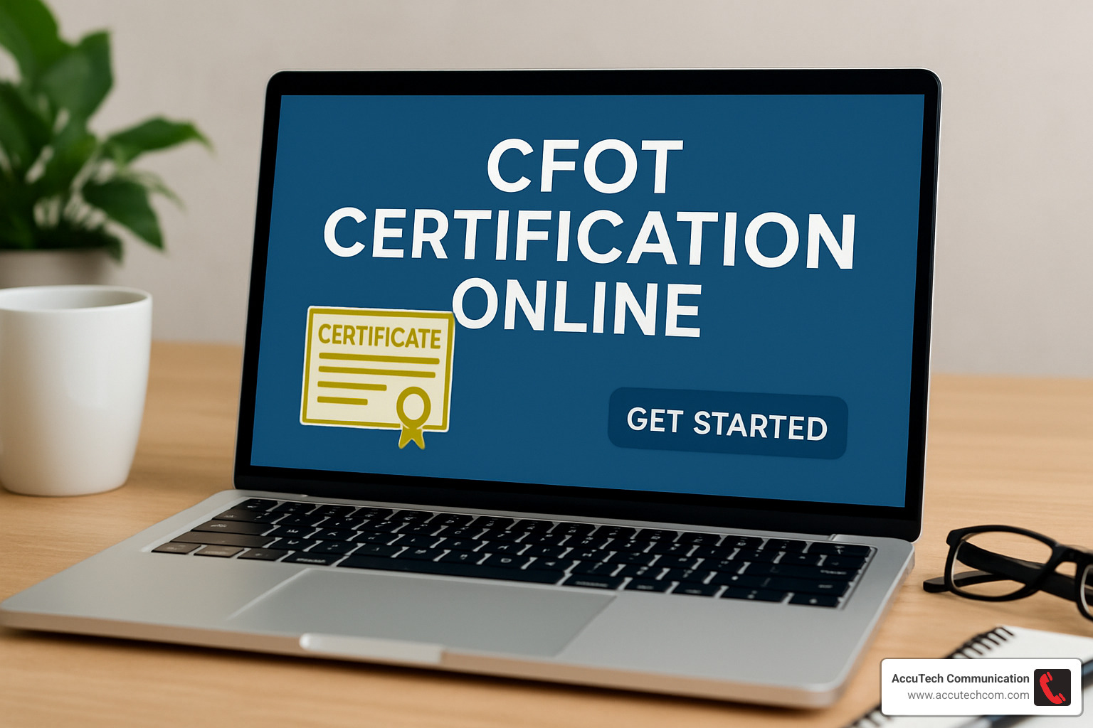 e-learning dashboard interface showing CFOT course modules and progress tracking - cfot certification online