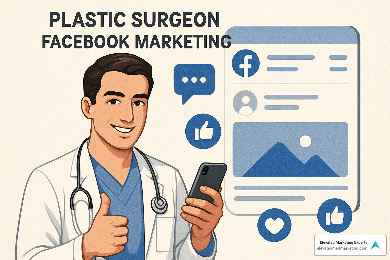 Split-screen comparison of video ad versus image ad performance metrics - Plastic surgeon Facebook marketing
