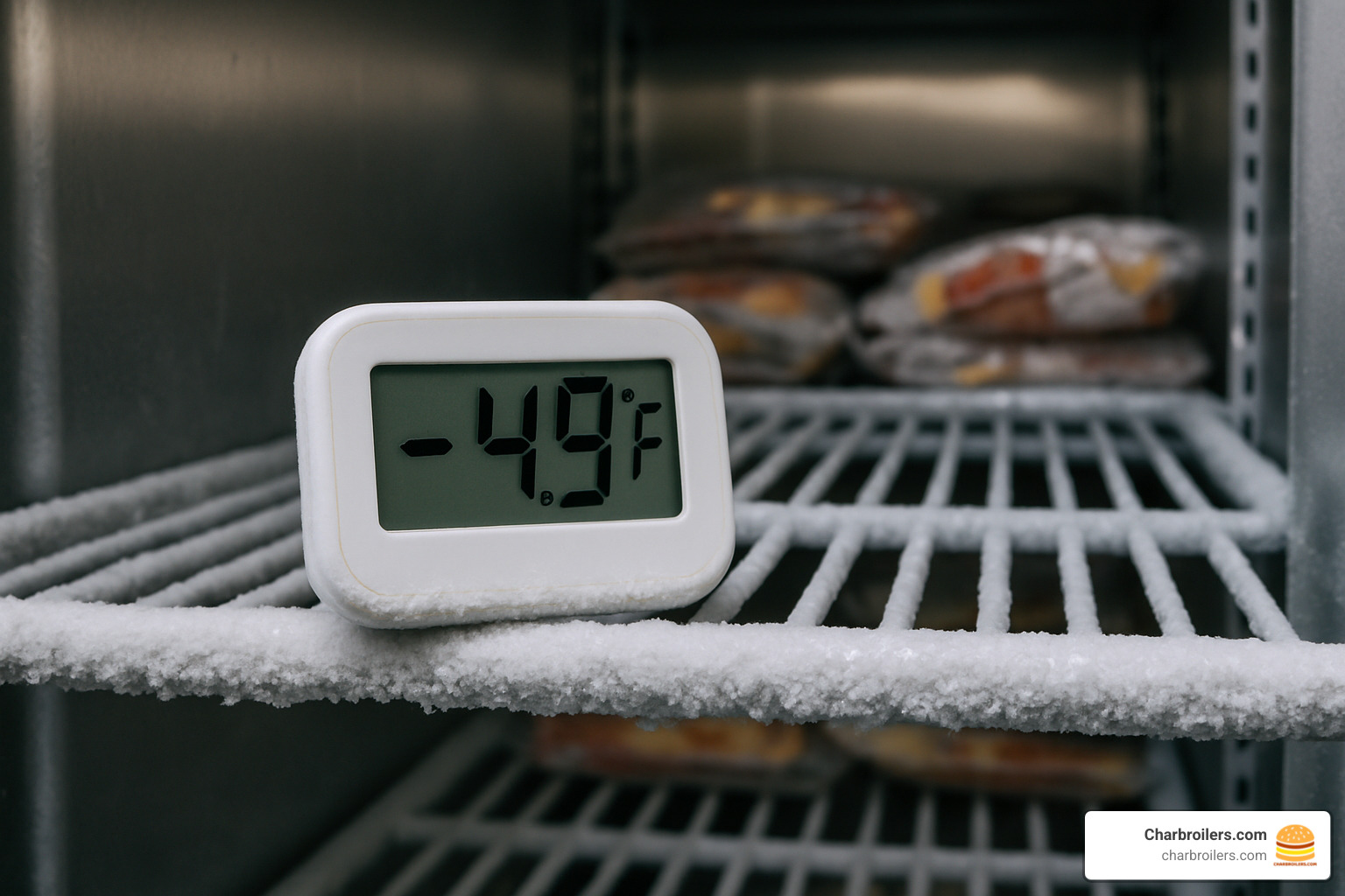 digital thermometer in freezer - imperial frost free commercial freezer
