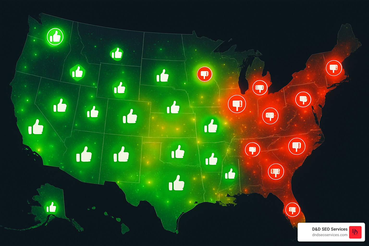 Sentiment analysis heat map showing customer feedback patterns - ai seo for local businesses Sentiment analysis heat map showing customer feedback patterns - ai seo for local businesses