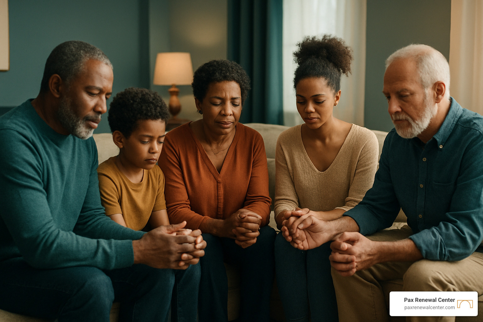 family holding hands in reflection - faith based family counseling family holding hands in reflection - faith based family counseling
