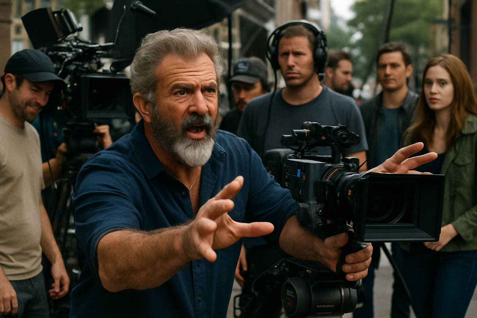 mel gibson directing on set - mel gibson mel gibson directing on set - mel gibson