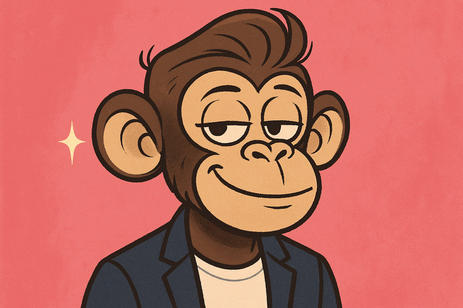 Crypto token logo showing rizz monkey branding - rizz monkey 