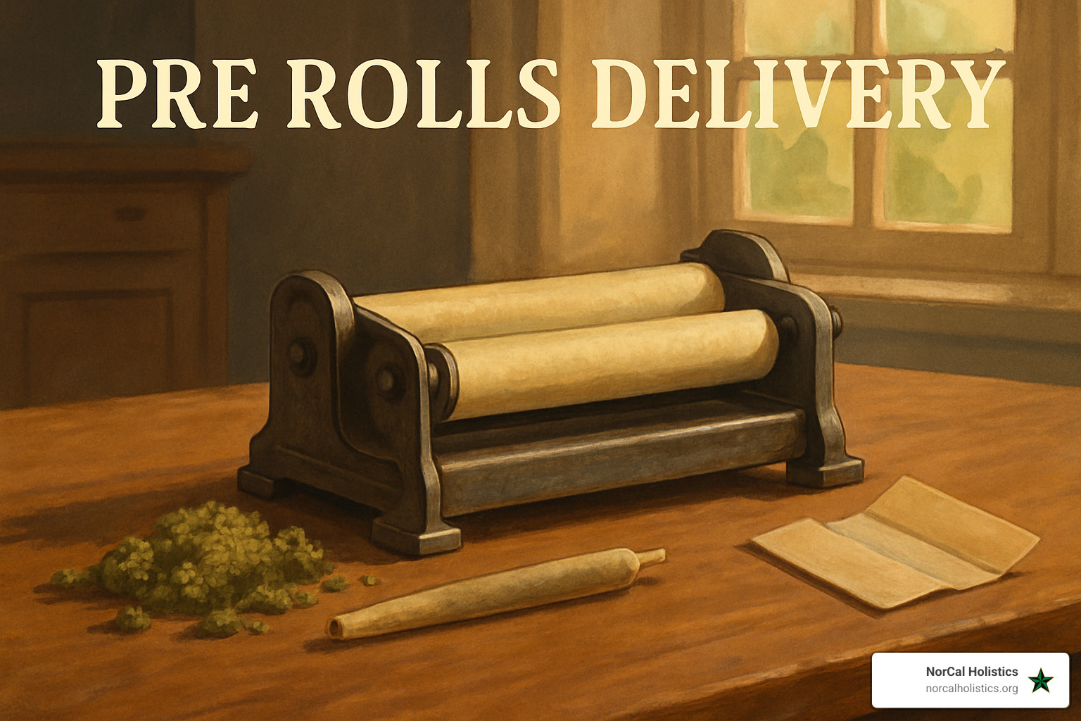 vintage rolling machine - pre rolls delivery