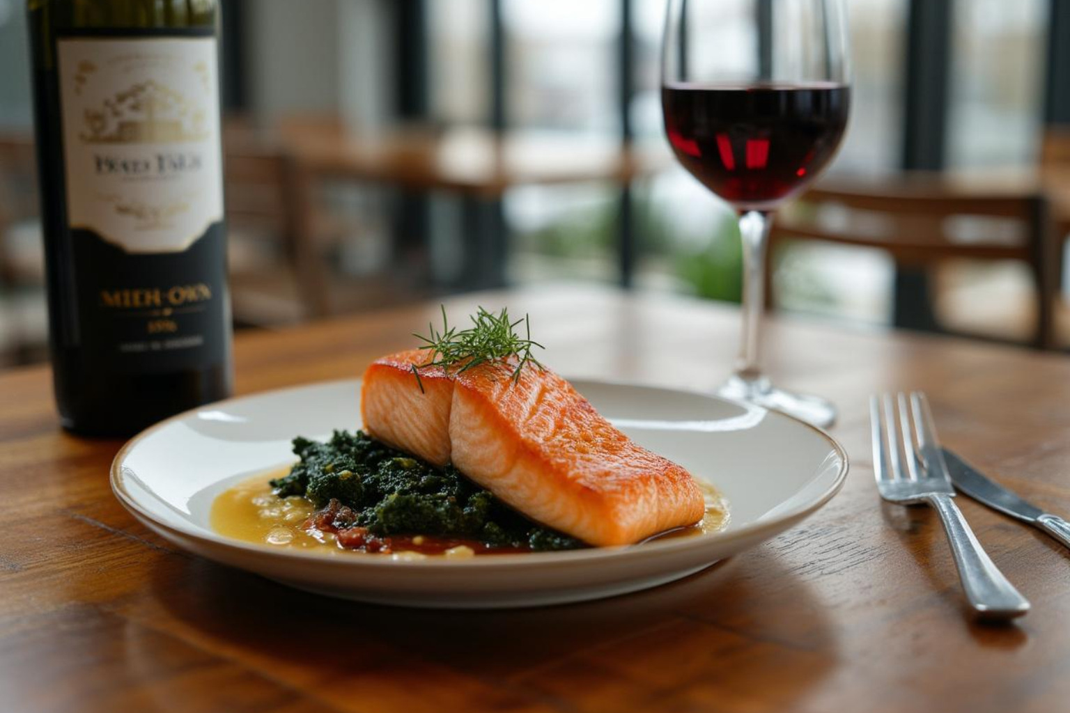 Salmon fillet with Pinot Noir - Food and wine pairings
