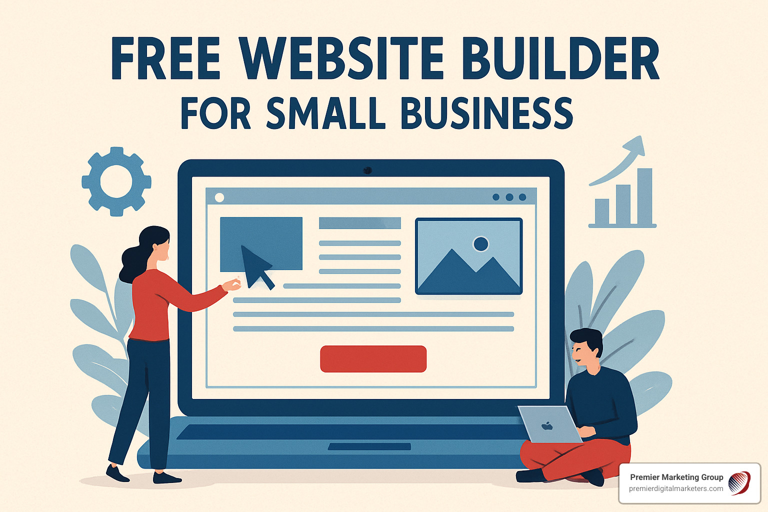 feature dashboard showing website builder capabilities - free website builder for small business