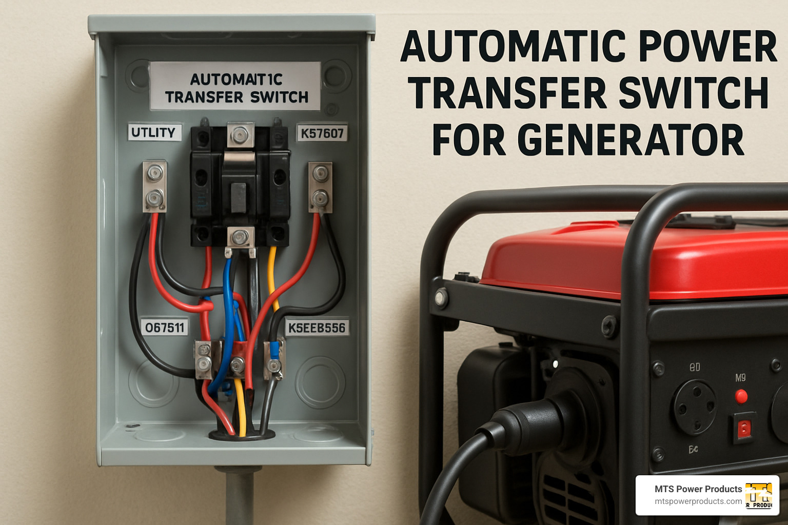 electrical breaker panel with circuit labels and ATS connection points - automatic power transfer switch for generator