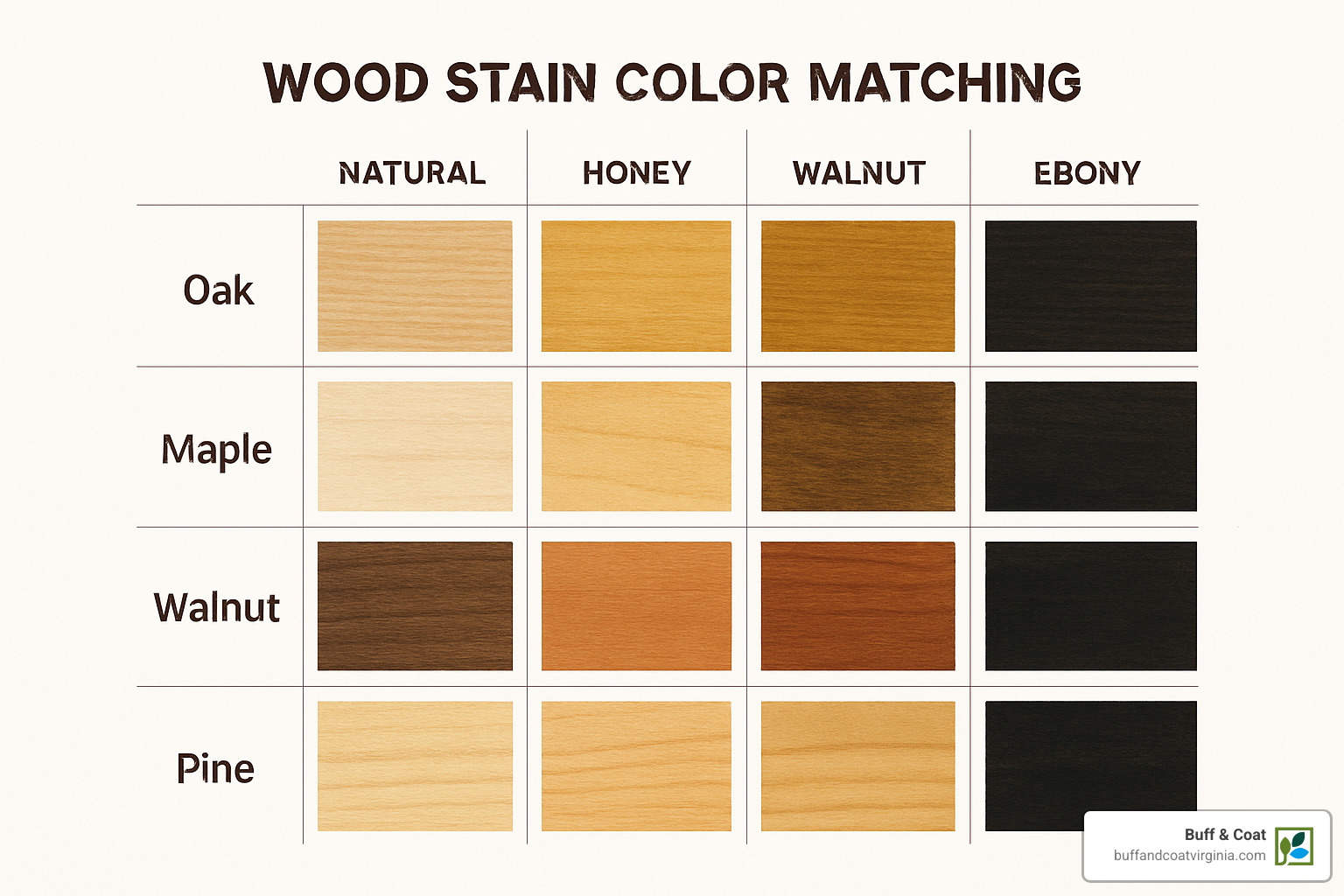 wood stain color matching chart showing different wood species and their undertones - fix scratched wood floors wood stain color matching chart showing different wood species and their undertones - fix scratched wood floors