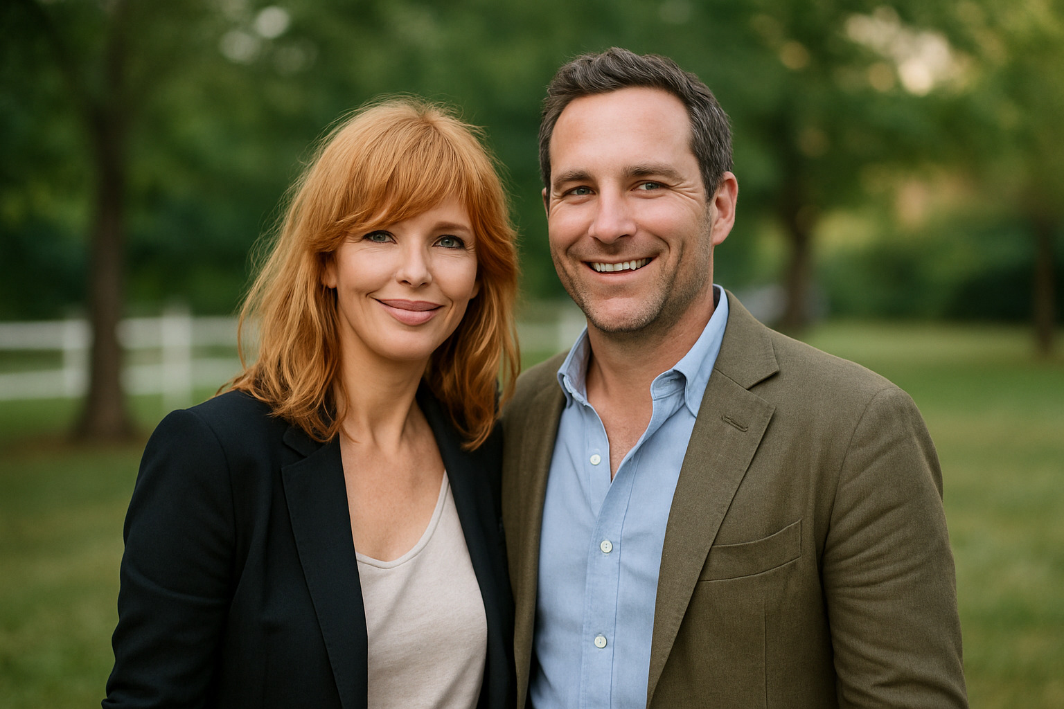 Kelly Reilly with husband Kyle Baugher - kelly reilly