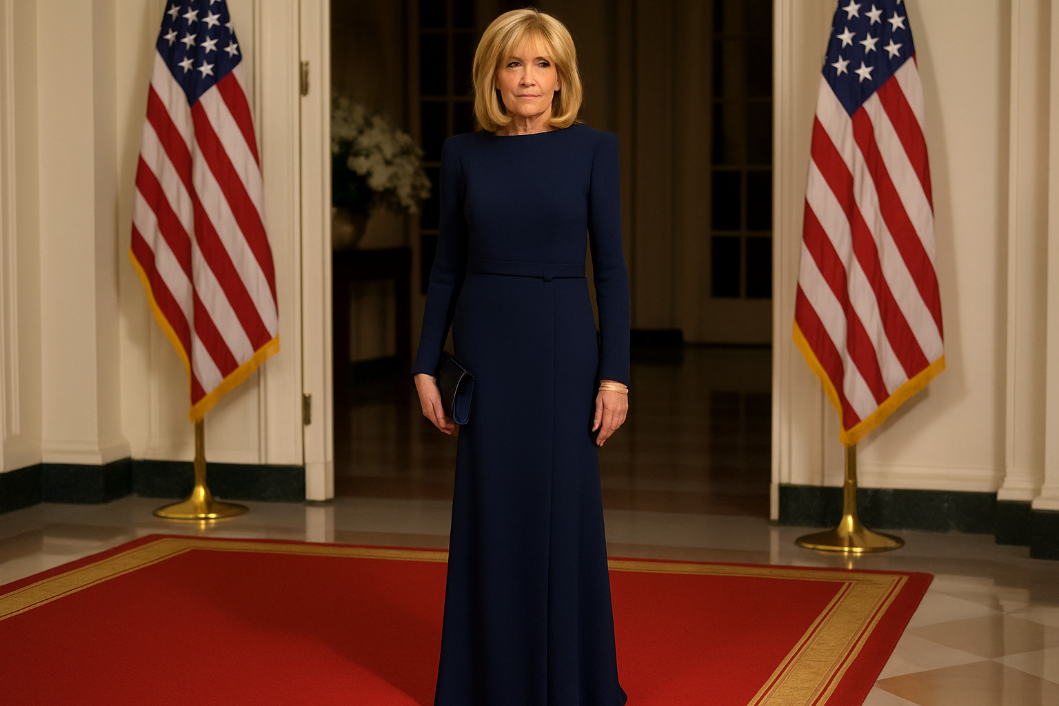 Brigitte Macron's 2017 White House state dinner outfit showcasing diplomatic elegance - brigitte macron Brigitte Macron's 2017 White House state dinner outfit showcasing diplomatic elegance - brigitte macron