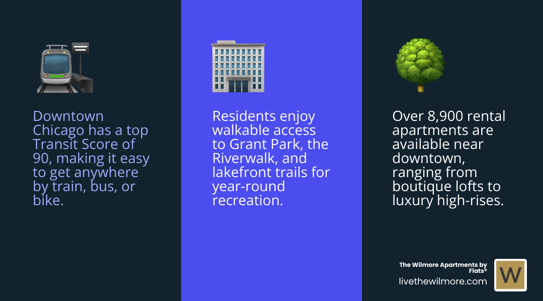 Comprehensive guide to finding apartments near downtown Chicago including neighborhood comparison, amenities checklist, average rent ranges by unit type, transportation options, and seasonal moving timeline - apartments near downtown chicago infographic 3_facts_emoji_blue Comprehensive guide to finding apartments near downtown Chicago including neighborhood comparison, amenities checklist, average rent ranges by unit type, transportation options, and seasonal moving timeline - apartments near downtown chicago infographic 3_facts_emoji_blue