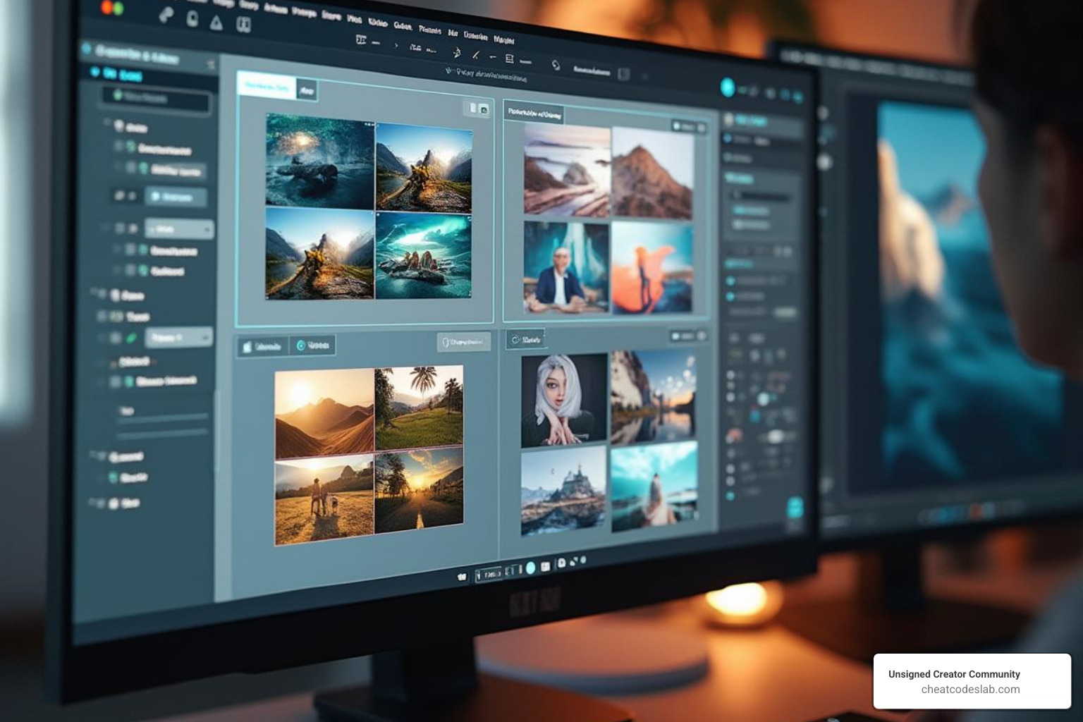 AI visual creation tools interface showing image and video generation options - artificial intelligence tools
