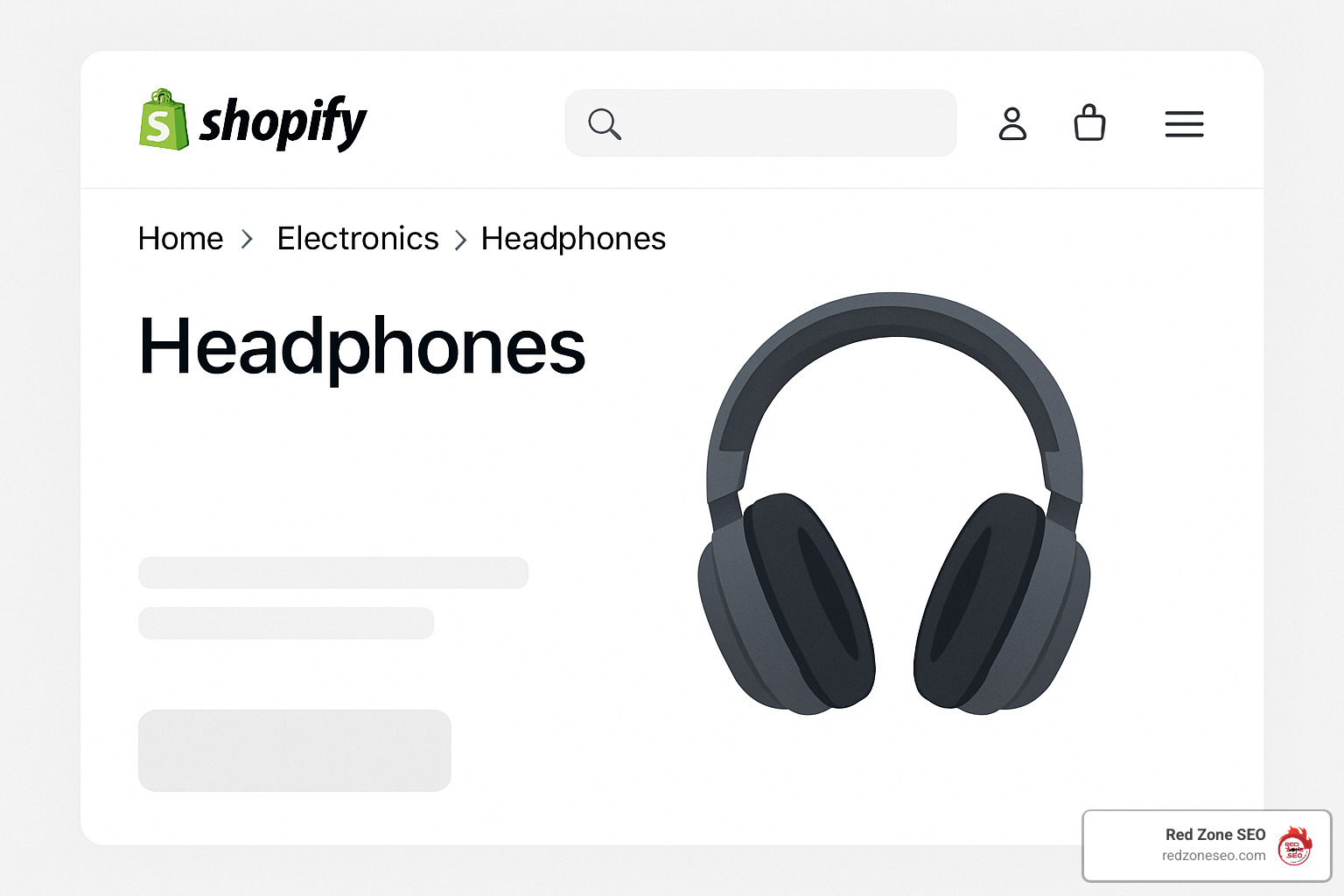 breadcrumb trail - shopify store seo