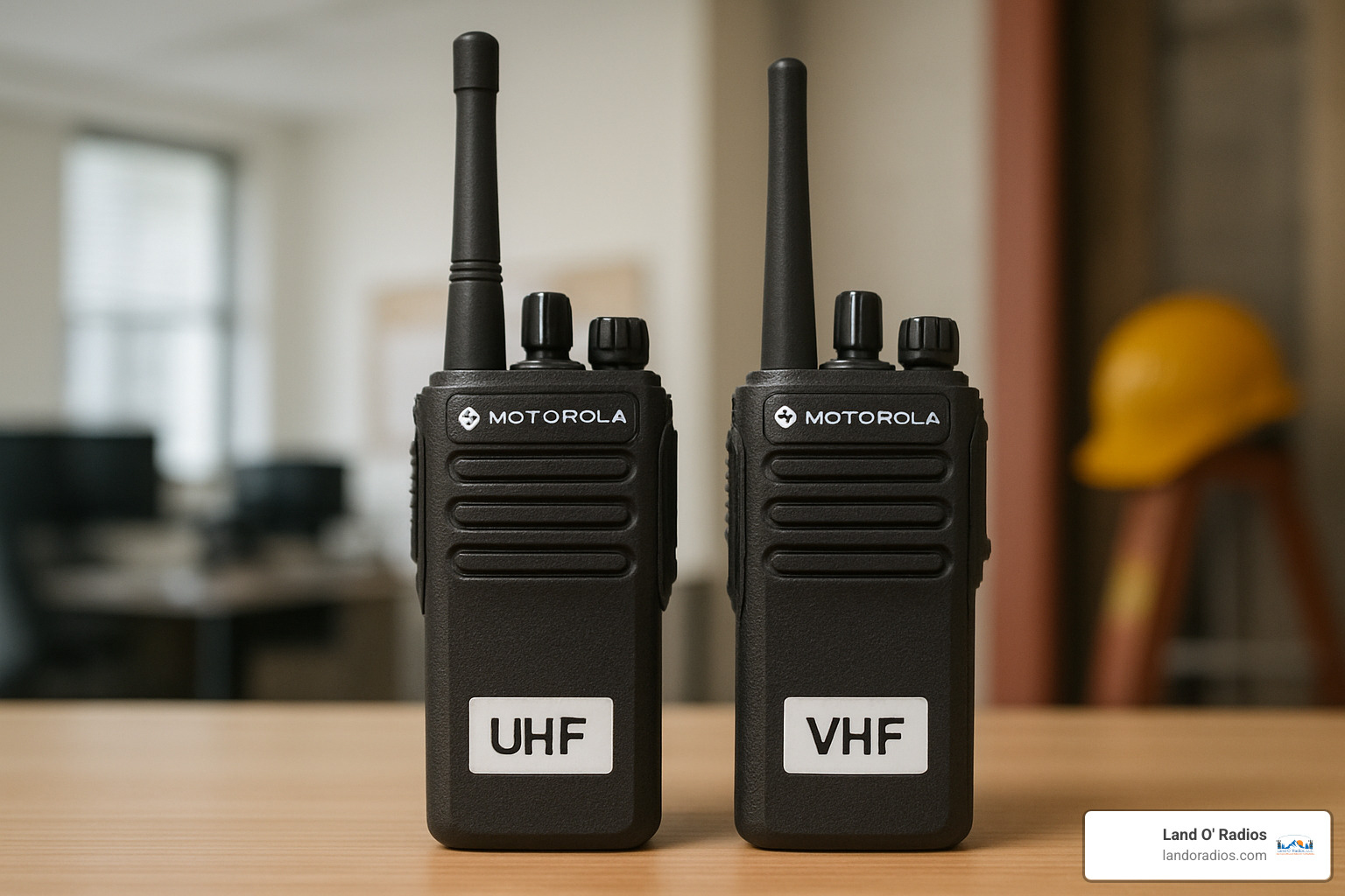 Motorola UHF VHF radios - difference between motorola uhf and vhf