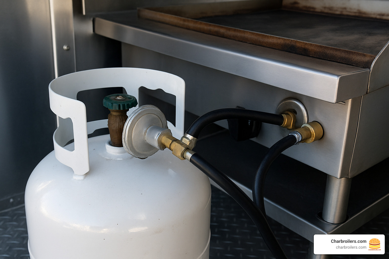 propane tank connection to commercial griddle - commercial griddle propane