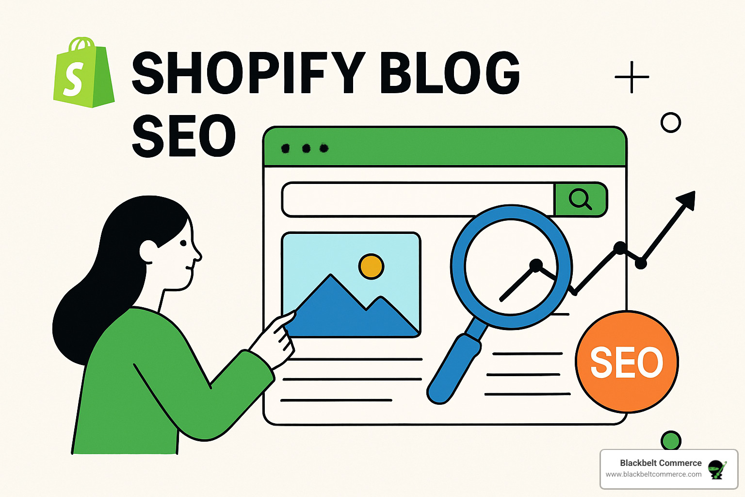 Example of properly optimized alt text for an e-commerce blog post showing a product comparison chart with descriptive, keyword-rich alt text that helps both accessibility and SEO - shopify blog seo