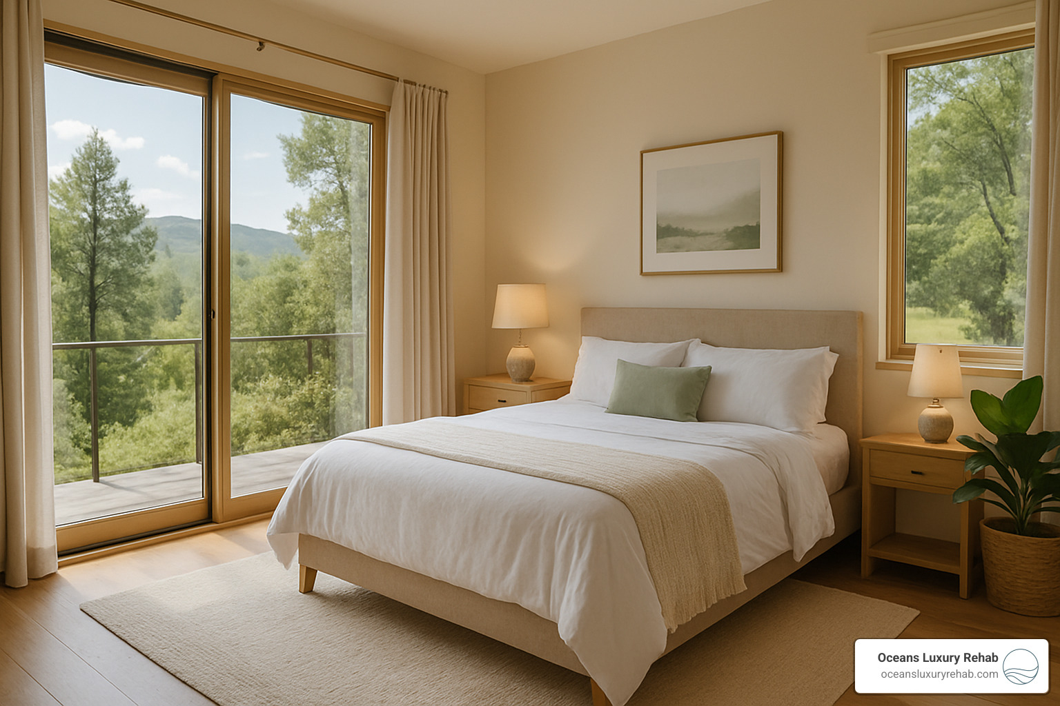 tranquil private room - best mental health rehab
