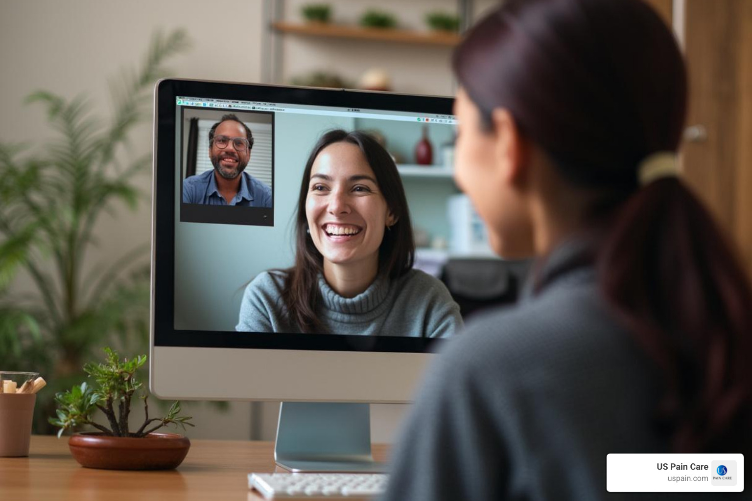 peer specialist in telehealth session - behavioral health peer support specialist