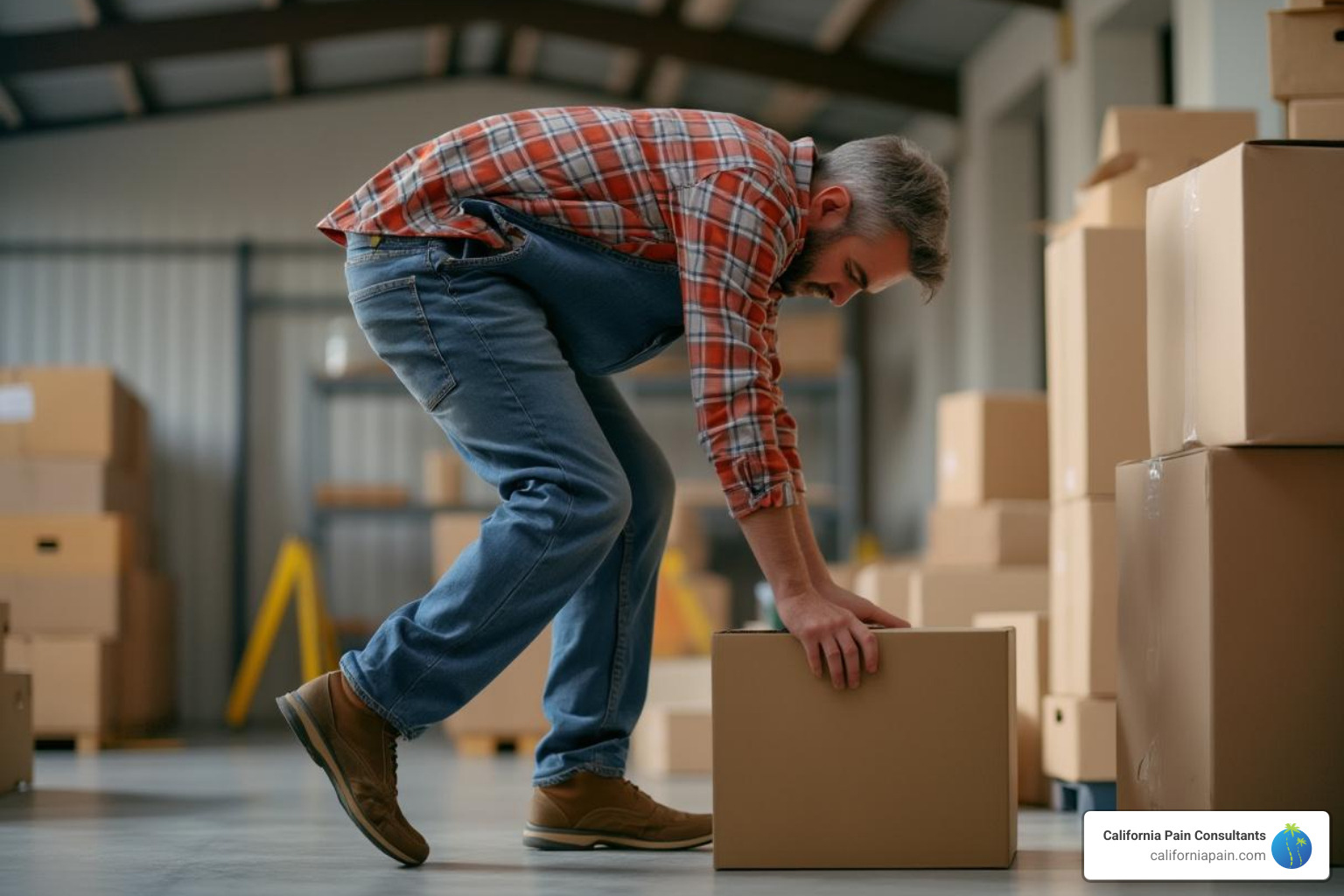 Correct lifting technique, bending at knees and keeping back straight - why does my lower back hurt