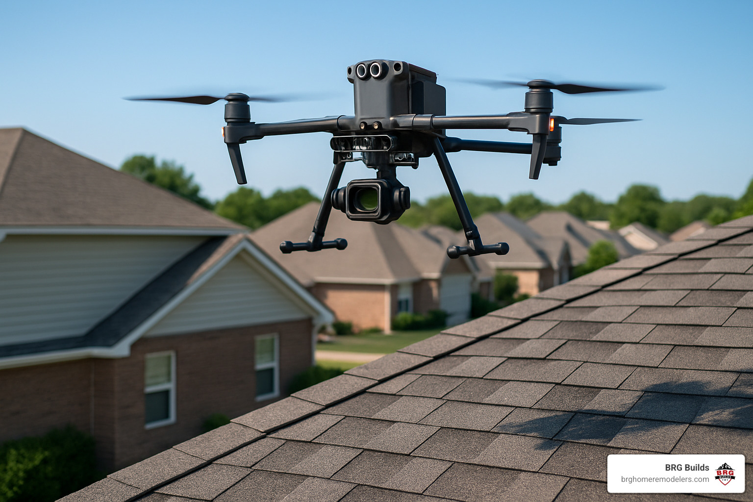 drone inspection of roof shingles - local roof inspection company