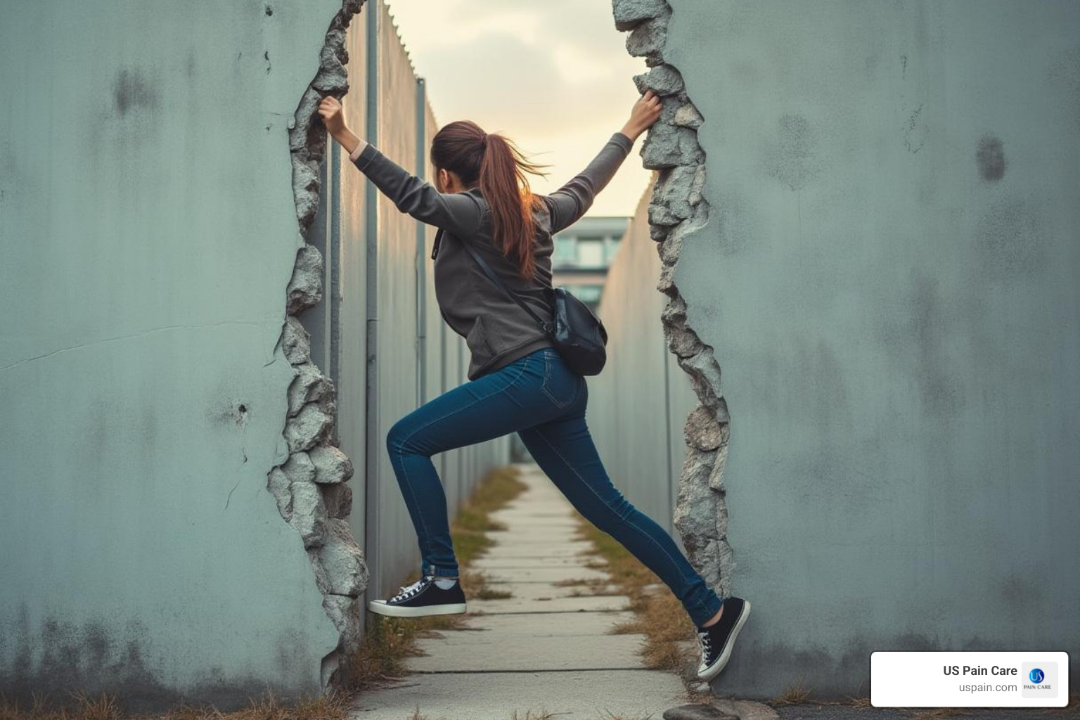 Person overcoming barriers to access - addiction recovery support