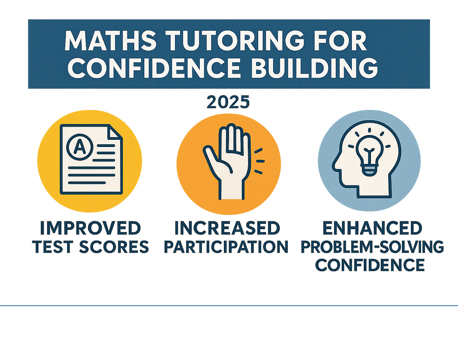 infographic showing student progress metrics including improved test scores, increased participation, and improved problem-solving confidence - maths tutoring for confidence building infographic infographic showing student progress metrics including improved test scores, increased participation, and improved problem-solving confidence - maths tutoring for confidence building infographic