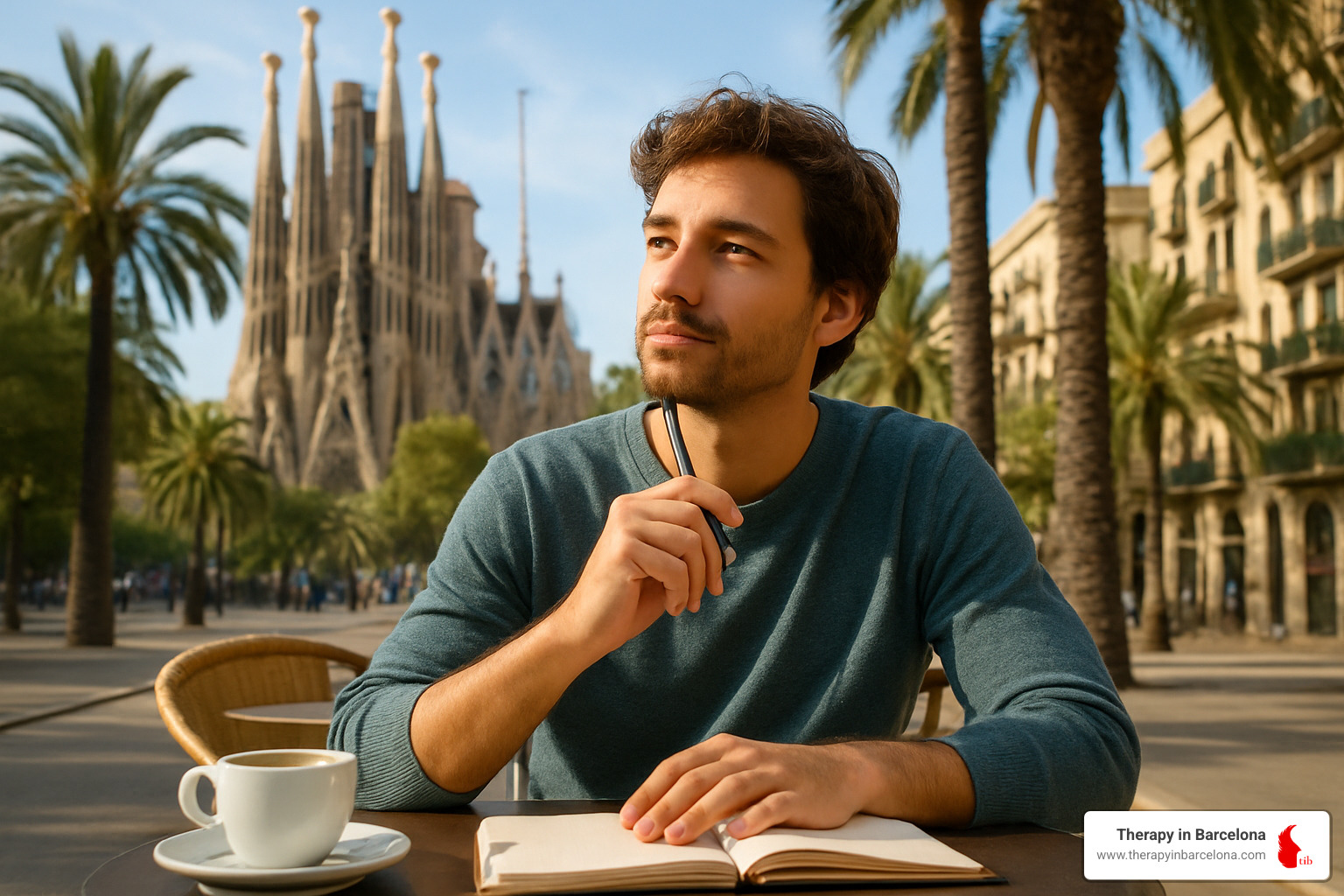Expat using CBT techniques in Barcelona - CBT therapy Barcelona