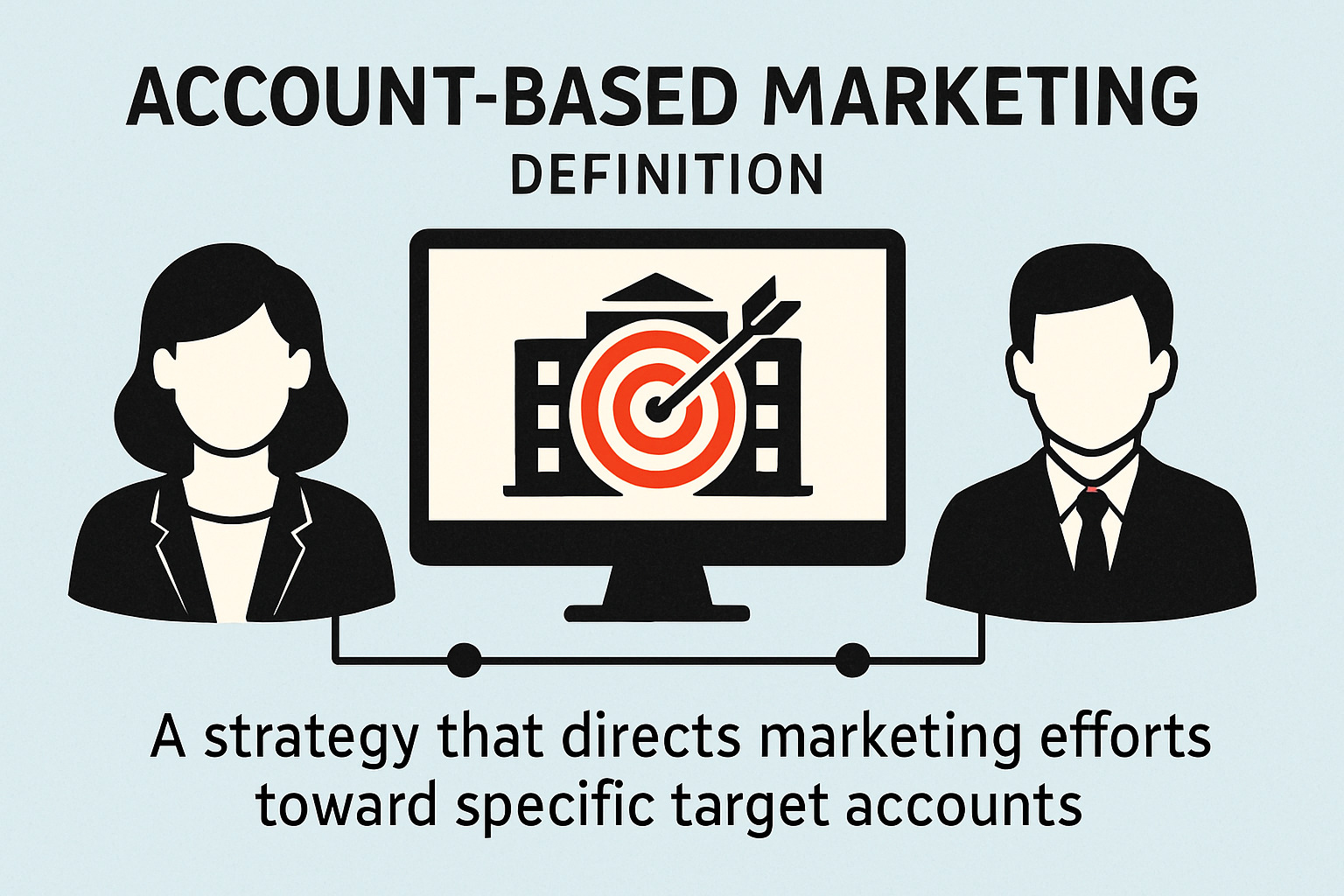 clean dashboard showing ABM-specific metrics like Account Engagement and Pipeline Velocity - account based marketing definition