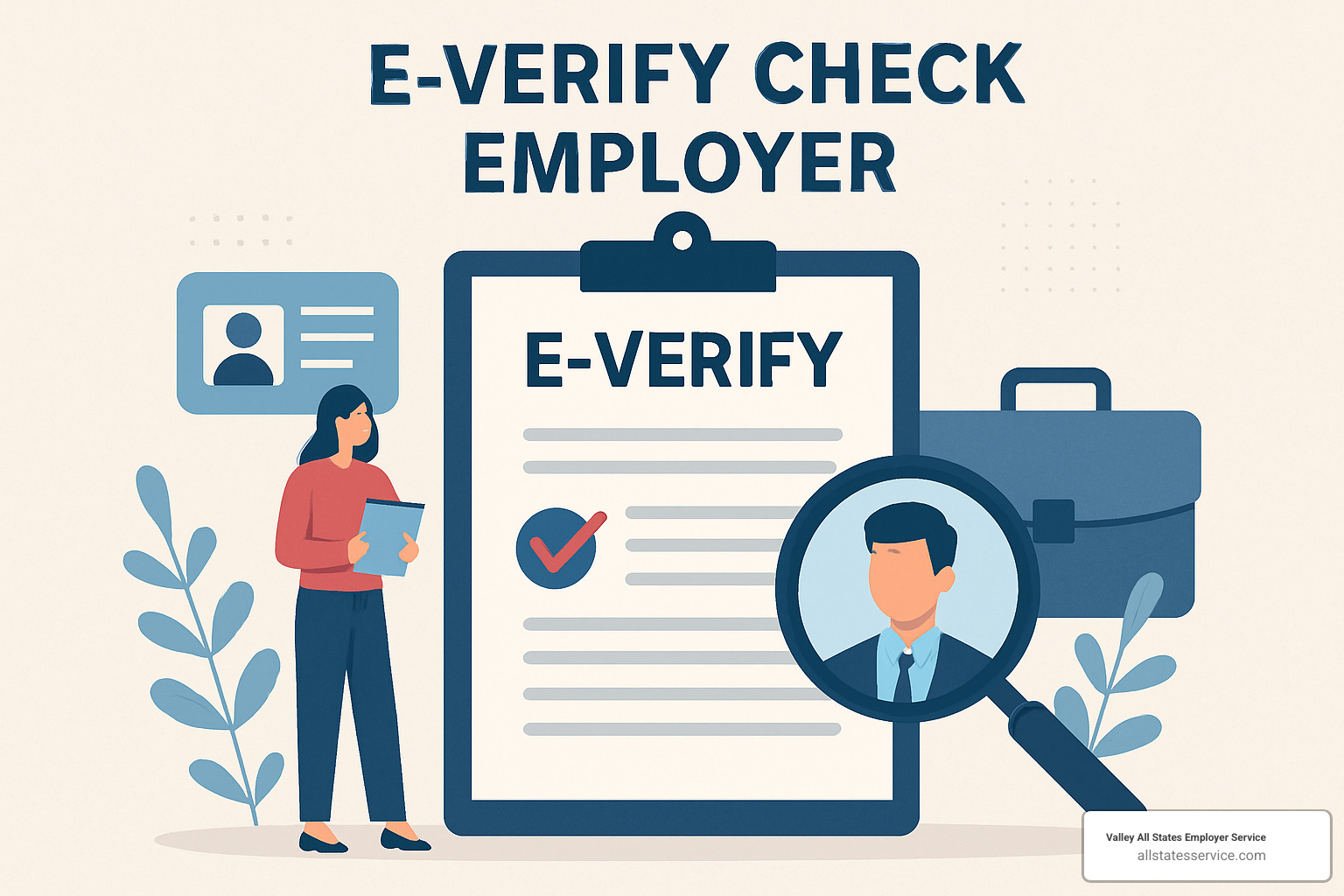 Annotated E-Verify search result with explanations - e verify check employer